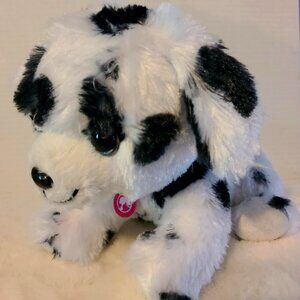 Mattel Barbie White/Black Puppy Dog Plush Dalmatian Stuffed Animal 9.5 inches